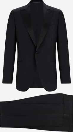 Caruso Smoking aus Wolle und Mohair