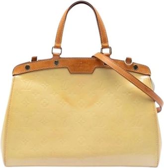 Louis Vuitton Pre-owned Handbags, female, Yellow, Size: ONE SIZE Pre-owned The Brea MM