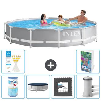 Intex Piscina Prism Frame Redonda - 366x76 Cm - 7-piezas S41