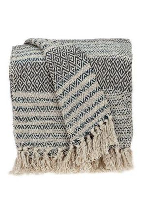 Parkland Collection Ivy Transitional Beige 52 x 67 Woven Handloom Throw at Nordstrom Rack