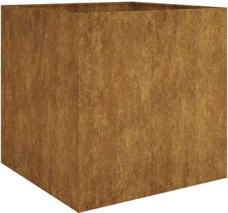 vidaXL Jardinera De Acero Corten 80x80x80 Cm Vidaxl
