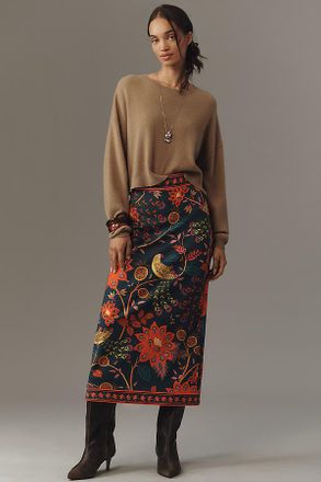 Farm Rio Punto Roma Midi Pencil Skirt