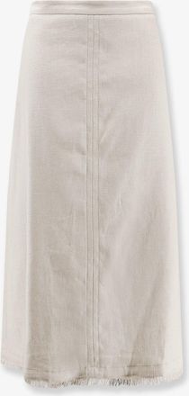 Max Mara Gonna Smmfiocchi in lino e cotone - S MAX MARA - gender_Woman