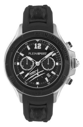 Plein Sport Warrior Tech Watch in Black/Stainless Steel at Nordstrom Rack