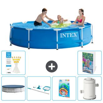 Intex Piscina Con Estructura Redonda - 305x76 Cm - 7-piezas S151