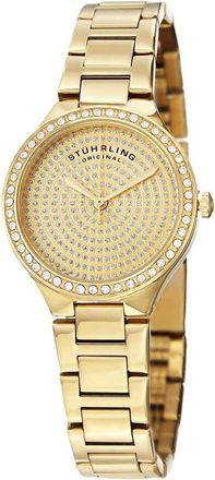 St&uuml;hrling Symphony Gold-tone Dial Ladies Watch M15395
