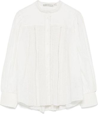 Alice & Olivia Cora Cotton Blouse