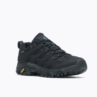 Merrell Wanderschuh MERRELL MOAB 3 SYN GTX, Herren, Gr. 44,5, triple schwarz, Synthetik, Schuhe Wanderschuh, wasserdicht dank Gore-Tex Membrane, mit Vibram So