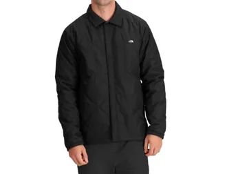 The North Face Afterburner Insulated Flannel Jacket In Black Sumac