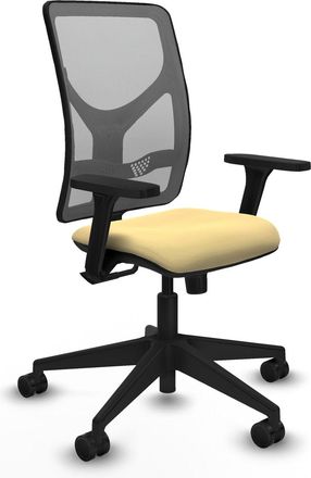 Piqueras y Crespo Sedia Da Ufficio Piqueras Y Crespo Motilla Crema Ecopelle Rete