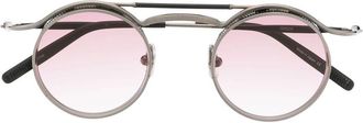 Matsuda round-frame sunglasses - unisex - Metal - 43 - Silver
