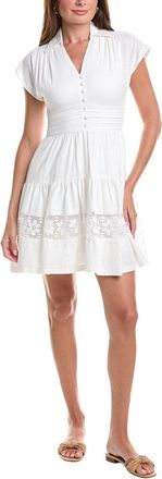 Taylor Linen-Blend Mini Dress