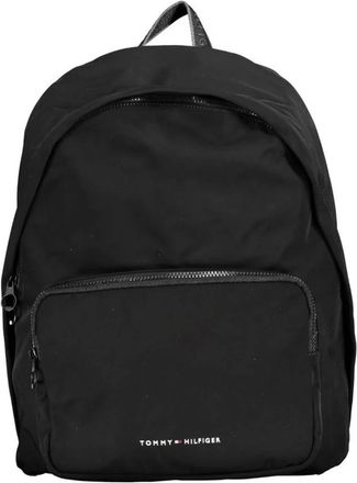 Tommy Hilfiger Rugzak met Laptopvak - Heren - Rugzakken - Zwart - ONE Size - Polyester - Tassen