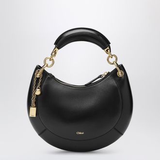 Chlo&eacute; Black leather Marcie shoulder bag