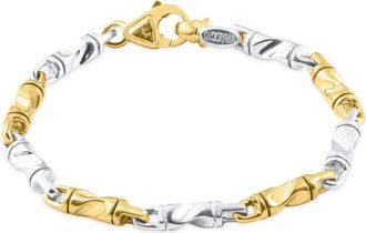 Pompeii3 Mens Link 14k Gold (34gram) or Platinum (55gram) 5mm Bracelet 8.5