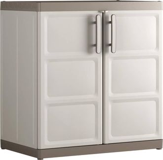Keter Armario Bajo Almacenaje Excellence Xl Beige Y Taupe 93 Cm Keter