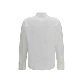 Brunello Cucinelli Womens White Cotton Dress Shirt
