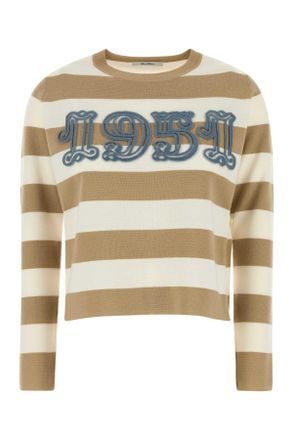 Max Mara Embroidered Wool Viterbo Sweater