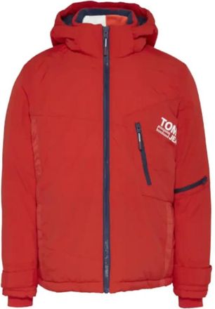 Tommy Jeans Grafische Doudoune Jas - Heren - Winterjassen - Rood - S - Jassen