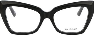 Balenciaga Stijlvolle Optische Bril Bb 0275O - Dames - Brillen - Zwart - 53 MM - Accessoires