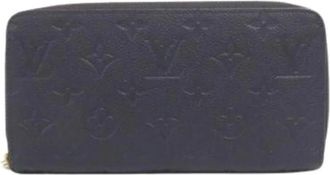 Louis Vuitton Pre-owned Wallets, female, Blue, Size: ONE SIZE Pre-owned Monogram Empreinte Long Wallet (bi-fold)