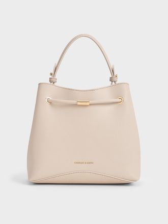 Charles & Keith Sybill Geometric Bucket Bag