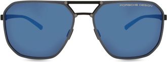 Porsche Design P8971 C775 Mens Sunglasses Blue Size 61