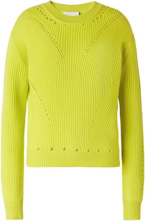 Genny Ronde hals gebreide kleding - Dames - Ronde hals truien - Groen - 2XS - Truien & Vesten