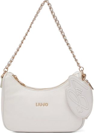Liu Jo small logo-lettering shoulder bag - women - Polyester - OS - Neutrals
