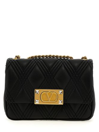 Valentino Garavani Womens Quiltie 67 Shoulder Bag