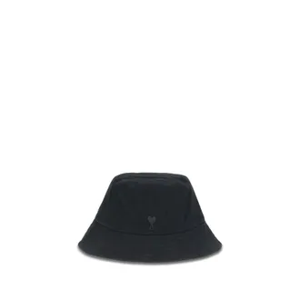 Ami Hats, male, Black, Size: 60 CM De Coeur Bucket Hat Casual Style
