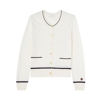 Busnel C&aacute;rdigan Kim Contrast - Knitwear - Mujer - Beige - M
