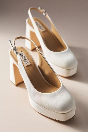 Badgley Mischka Rylan Platform Slingback Heels