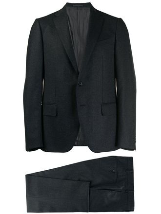 Caruso classic two-piece suit - Grey
