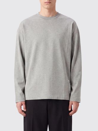 Jil Sander Relaxed Fit Long-Sleeved Cotton T-shirt with Logo