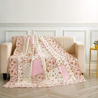 Elle Copriletti E Trapunte Coperta Trapuntata Set Di Biancheria Da Letto Aria Condizionata Piumino Estivo Aria Condizionata Trapunta Stampata-fei Yu