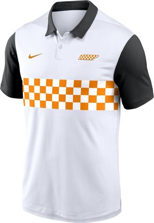 Nike Tennessee Athletic Prep Vapor Alt Logo Nike Mens Dri-FIT College Polo in White | 00HT01RBUTN-SUM