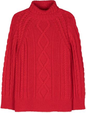 Forte_Forte roll-neck virgin-wool jumper - women - Virgin Wool - III - Red