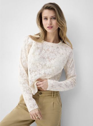 Icone Womens Sheer lace T-shirt