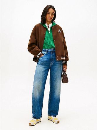 Tommy Hilfiger Mid Rise Tapered Barrel Leg Jeans