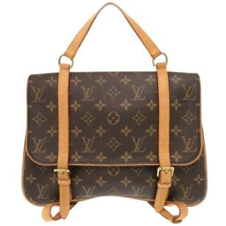 Louis Vuitton Pre-owned Tessuto borse-louis-vuitton - - Pre-owned - Donna - Marrone - ONE SIZE