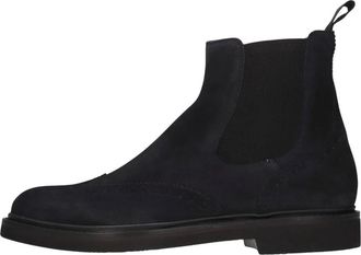 Ortigni Beatles Ankle Boot - Heren - Chelseaboots - Blauw - 40 EU - Leer - Schoenen