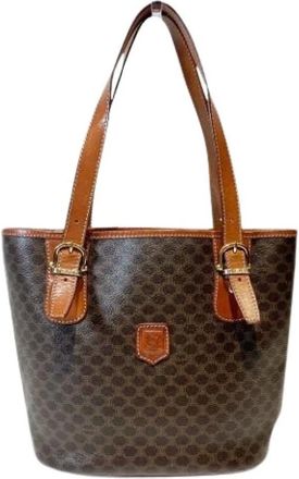 Celine Bolso tote vintage Pre-owned - Pre-owned - Mujer - Marr&oacute;n - ONE SIZE