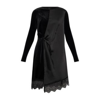 AllSaints Lana Dress - Dames - Korte kleedjes - Zwart - XS - Katoen - Kleedjes