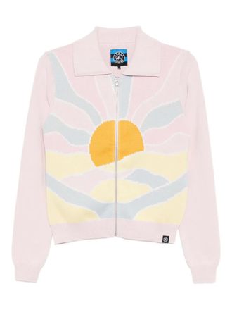Sport b. Sunset vest met grafische print - Roze