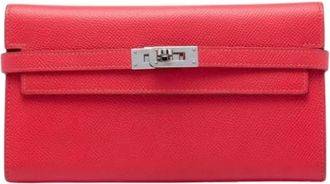 Herm&egrave;s Pre-owned Kelly Long Wallet - - Pre-owned - Donna - Rosso - ONE SIZE
