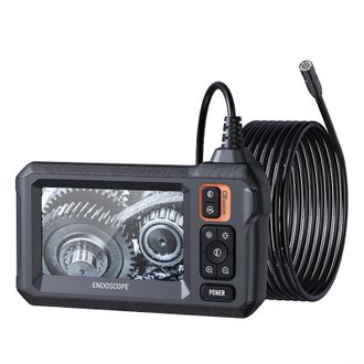 OEM C&aacute;mara De Inspecci&oacute;n Endosc&oacute;pica De Doble Lente, Endoscopio Hd De 1080p Con Luz, Pantalla Ips De 4,3, Sonda De 8 Mm, C&aacute;mara Flexible Impermeable De 1 