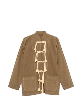 Uma Wang Giacca Uma Wang con dettagli in nappe