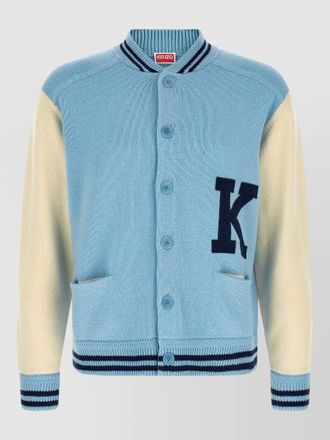 Kenzo wool varsity cardigan