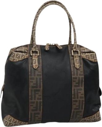 Fendi Pre-owned Handtas van gecoat canvas - Dames - Vintage Handtas - Zwart - ONE Size - Vintage